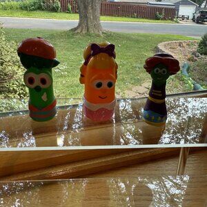 Veggie Tales Bob & Friends Figurines Set Of 3